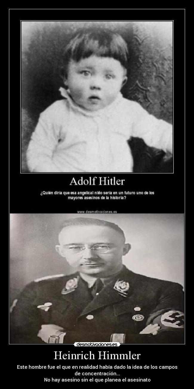 carteles nazis himmler hitler concentracion campos asesino heinrich desmotivaciones