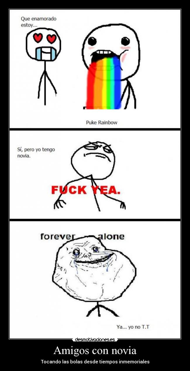 Amigos con novia - Tocando las bolas desde tiempos inmemoriales