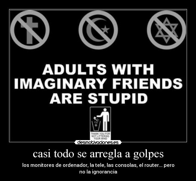 casi todo se arregla a golpes -