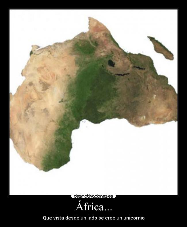 carteles unicornio africa contienente lado perfil desmotivaciones