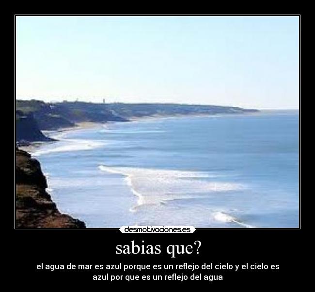 sabias que? -