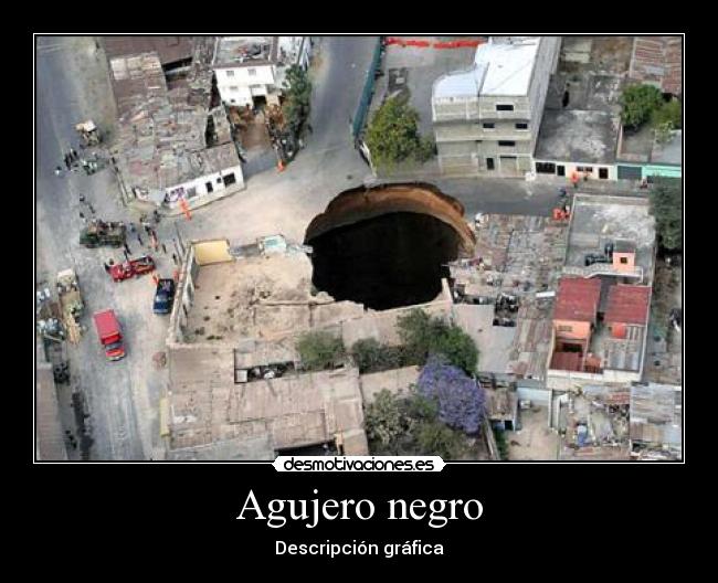 Agujero negro - Descripción gráfica