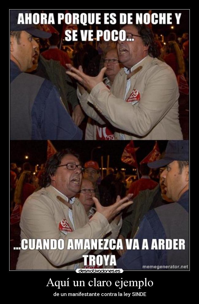 Aquí un claro ejemplo -