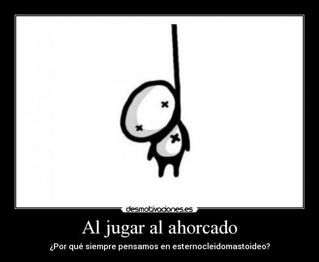 Al jugar al ahorcado - 