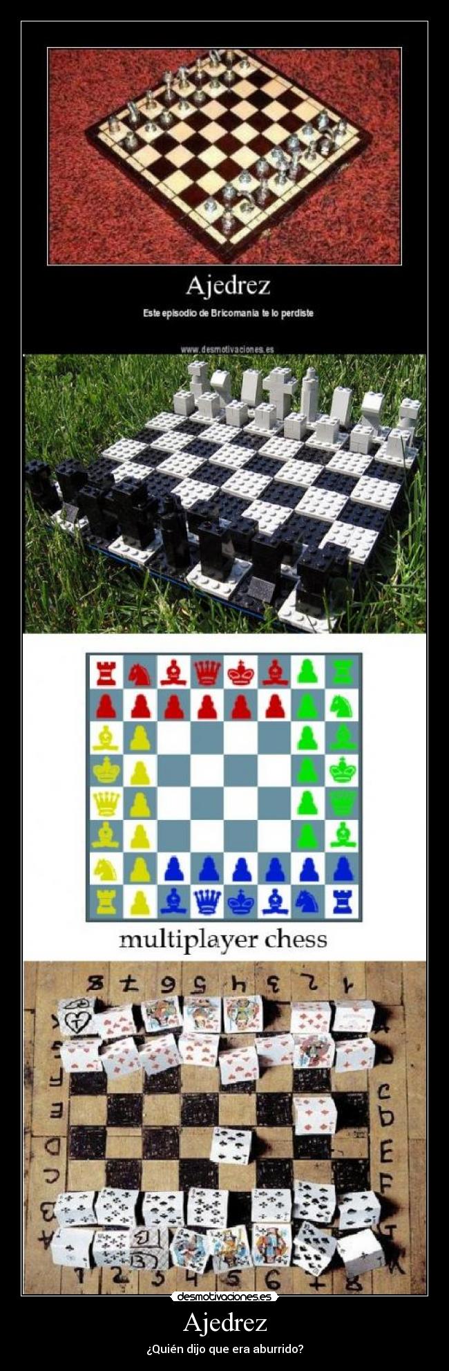 Ajedrez - ¿Quién dijo que era aburrido?