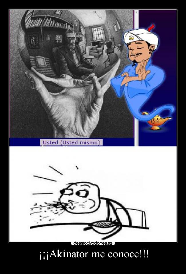 ¡¡¡Akinator me conoce!!! -