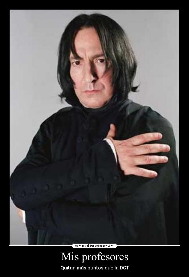 Mis profesores - Quitan más puntos que la DGT