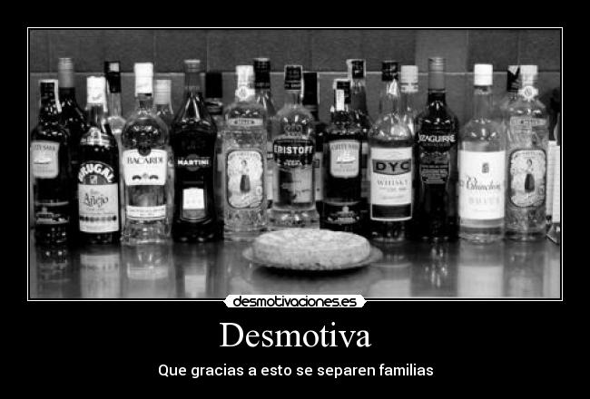 Desmotiva - Que gracias a esto se separen familias