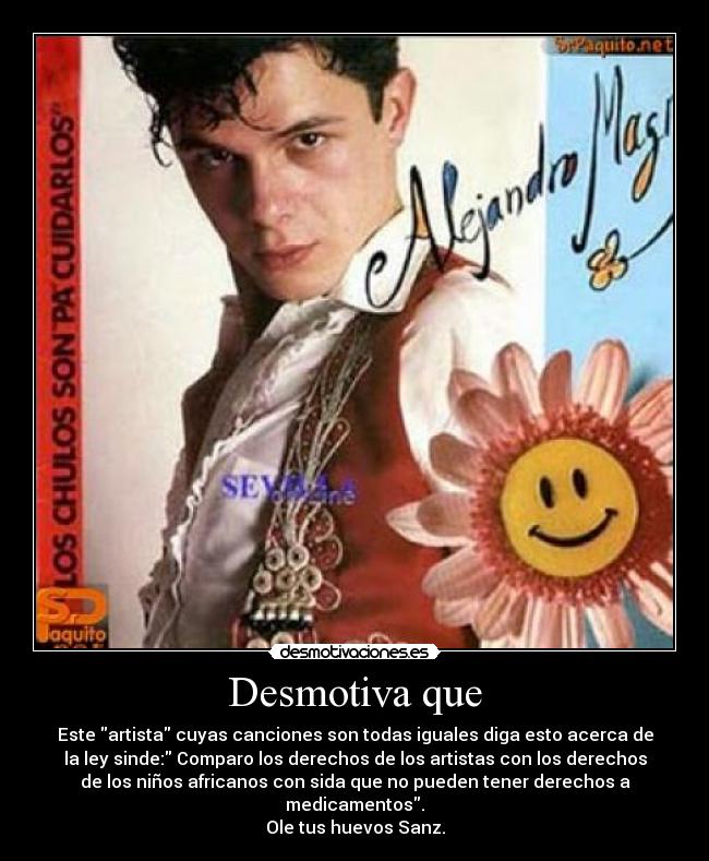 carteles alejandro sanz sinde ley sinde sanz desmotivaciones