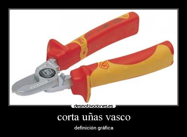corta uñas vasco - definición gráfica