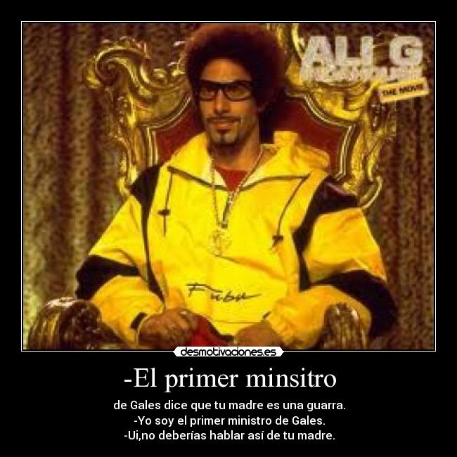-El primer minsitro -
