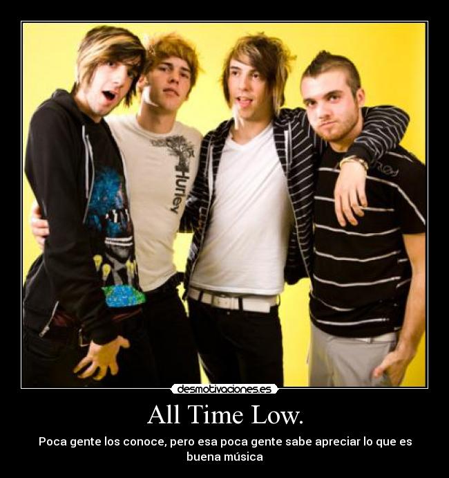 All Time Low. -