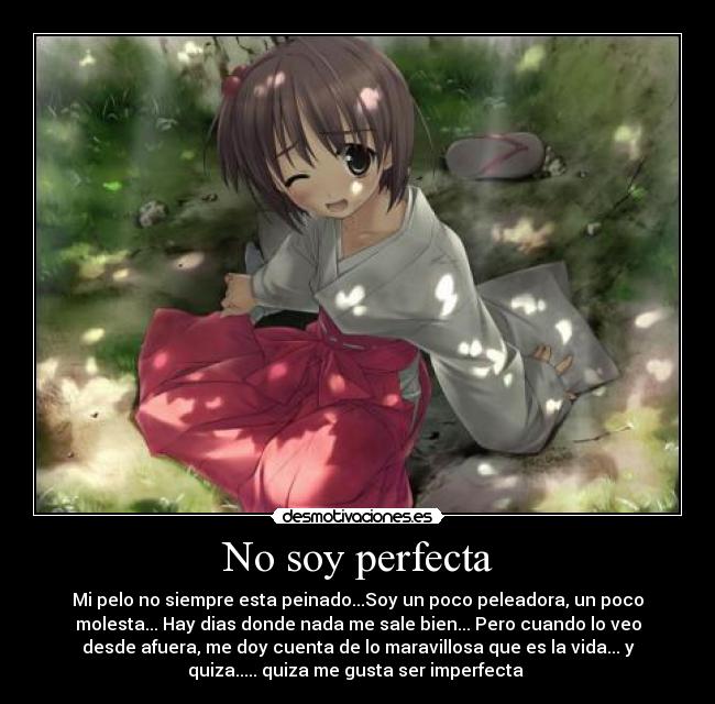 No soy perfecta - 