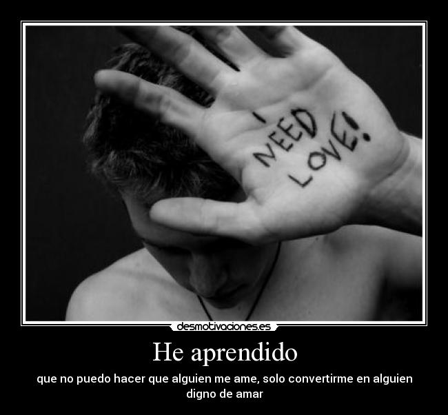 He aprendido -