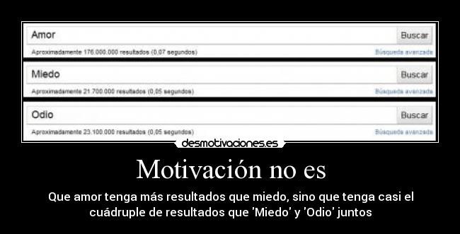 Motivación no es - 