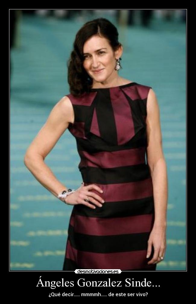 Ángeles Gonzalez Sinde... -