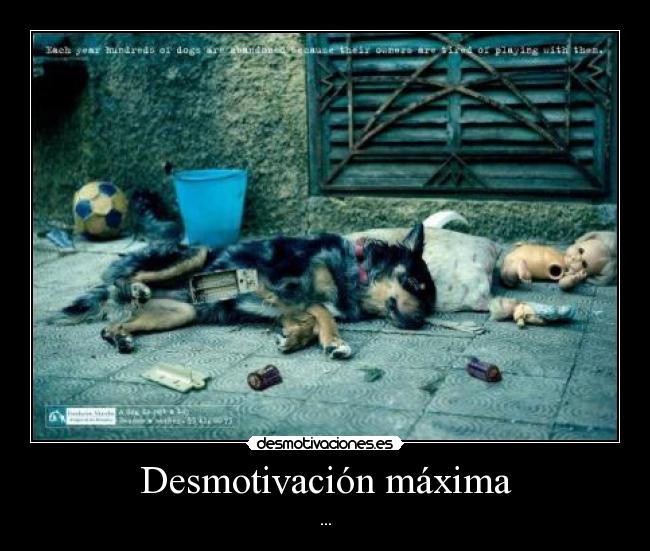 Desmotivación máxima -