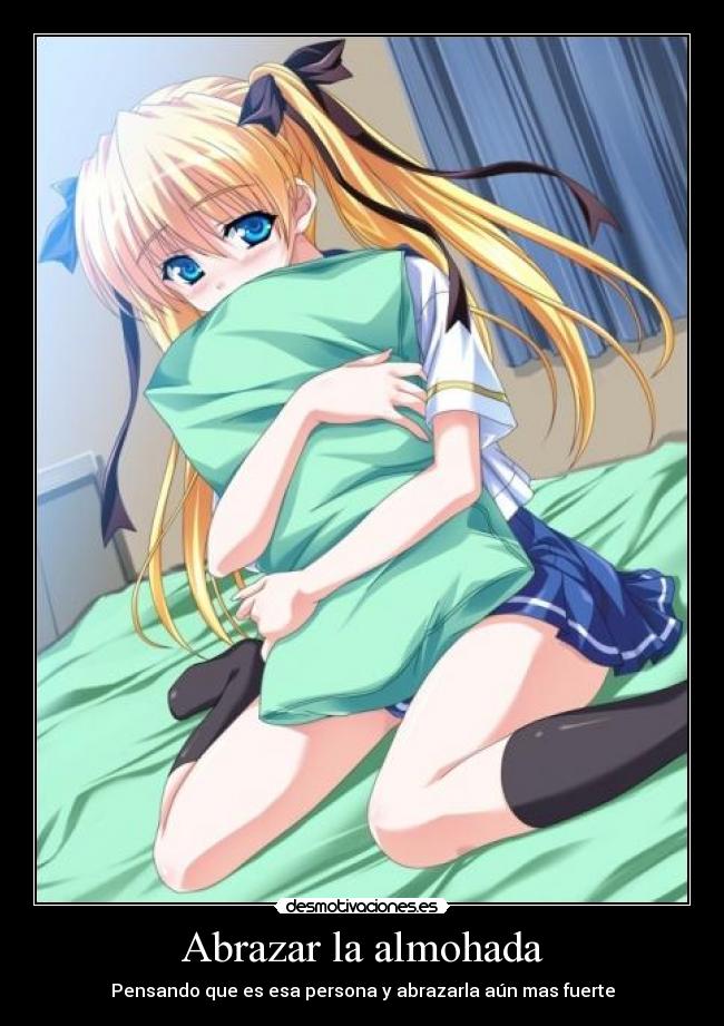 Abrazar la almohada - 