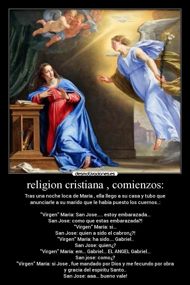 carteles religion sus comienzos desmotivaciones