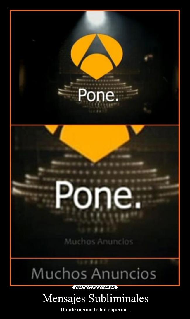 Mensajes Subliminales - Donde menos te los esperas...