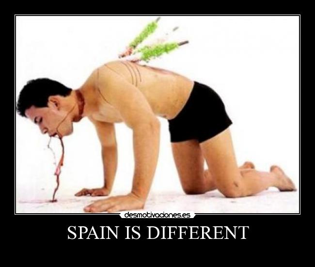 carteles spain different antitaurino desmotivaciones