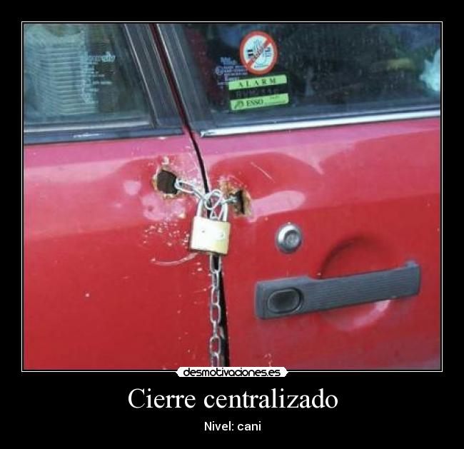 Cierre centralizado - Nivel: cani