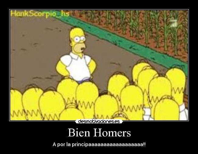 Bien Homers - A por la principaaaaaaaaaaaaaaaaaa!!