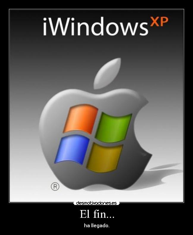 El fin... - ha llegado.