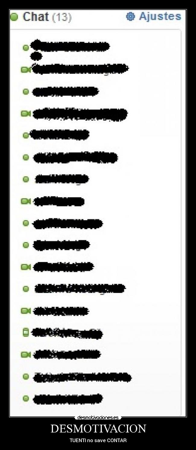 DESMOTIVACION - TUENTI no save CONTAR