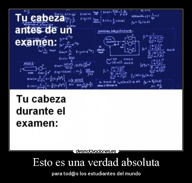 carteles verdad absoluta examen desmotivaciones