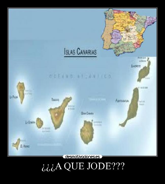 ¿¿¿A QUE JODE??? -