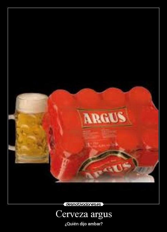 Cerveza argus -