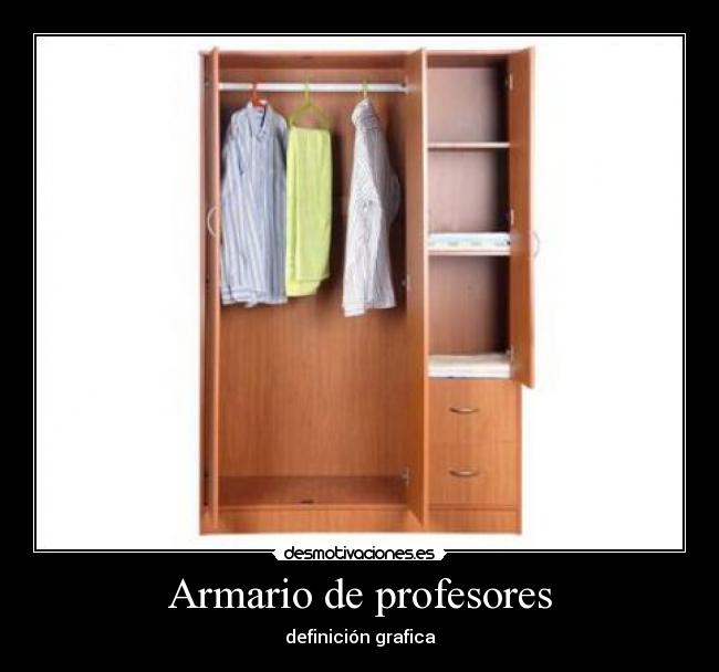 Armario de profesores -