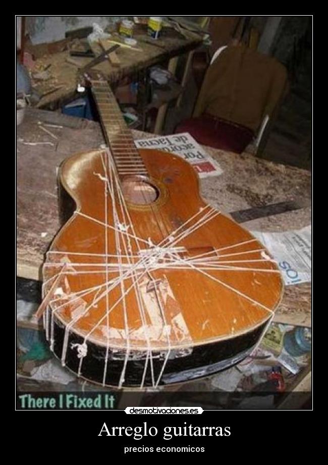 Arreglo guitarras -