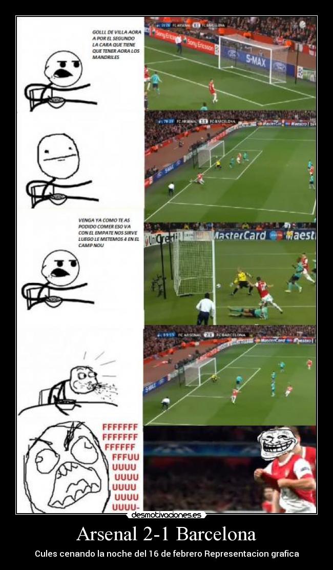 Arsenal 2-1 Barcelona -