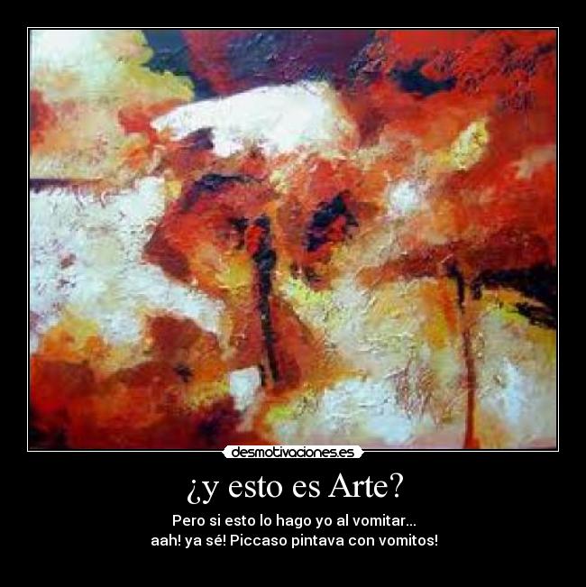 carteles arte arte desmotivaciones