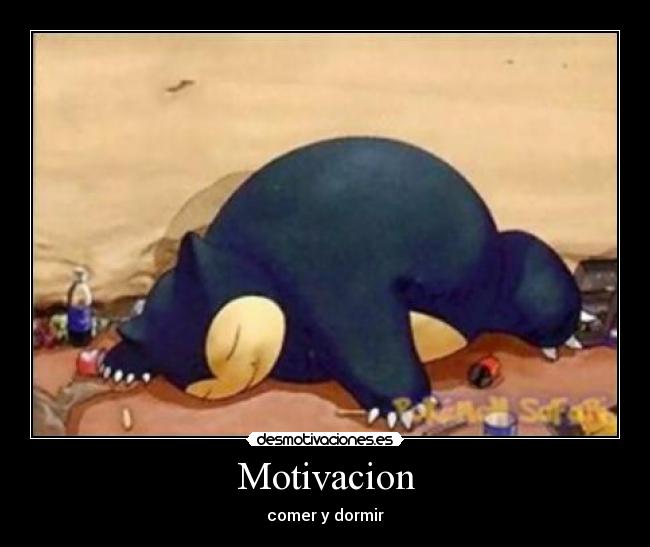 carteles snorlax desmotivaciones