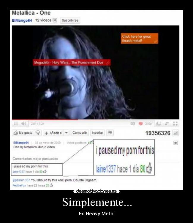 Simplemente... - Es Heavy Metal