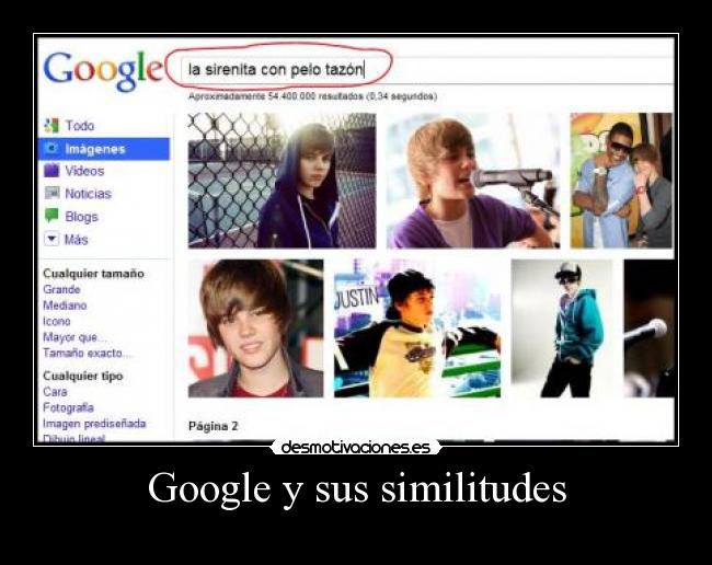 Google y sus similitudes -