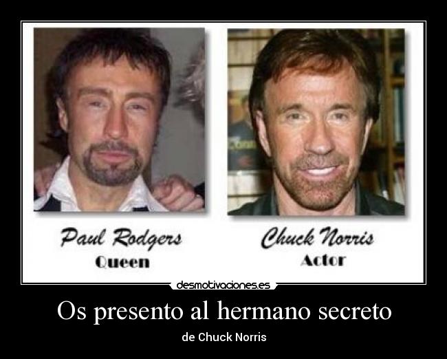 Os presento al hermano secreto - de Chuck Norris