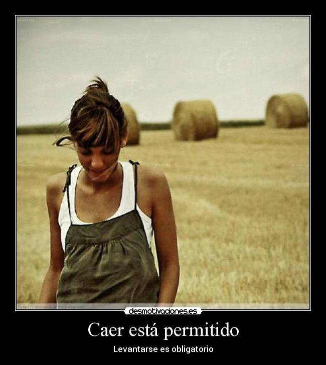 Caer está permitido -