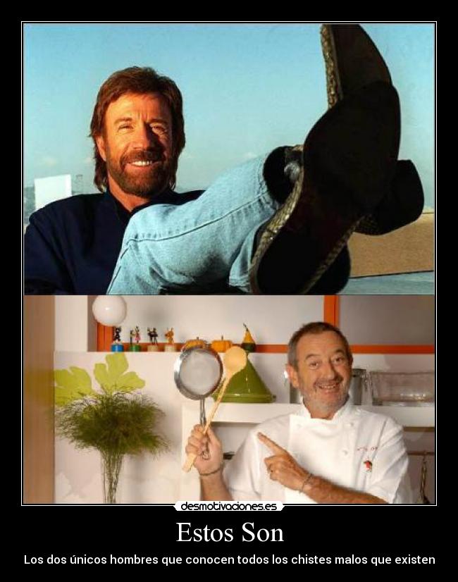 Estos Son - Los dos únicos hombres que conocen todos los chistes malos que existen