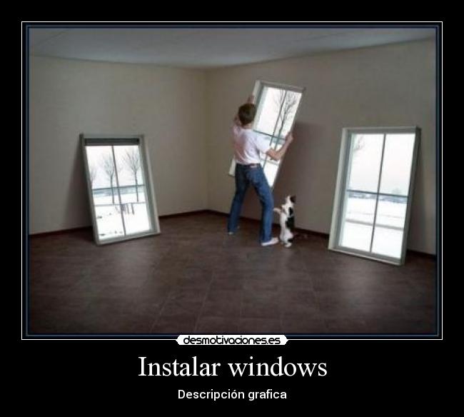 carteles windows desmotivaciones