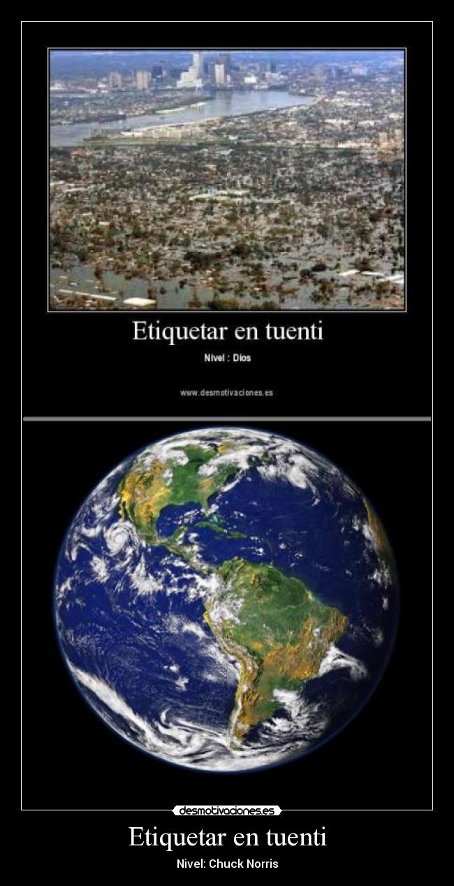Etiquetar en tuenti - Nivel: Chuck Norris