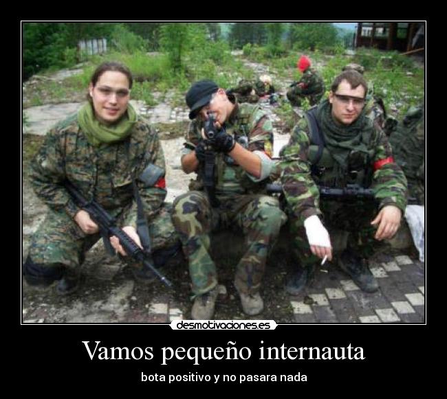 Vamos pequeño internauta -