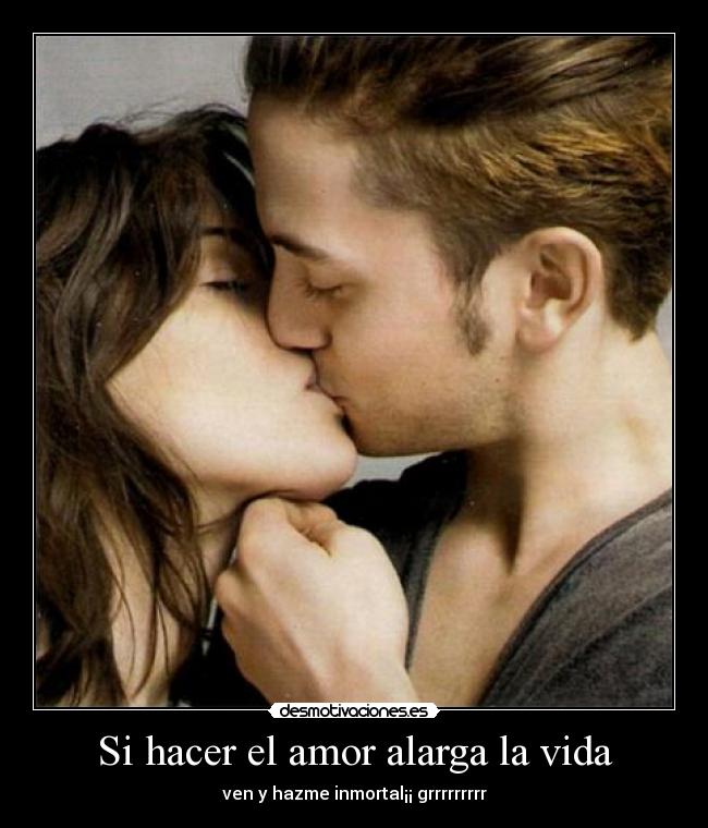 Si hacer el amor alarga la vida -