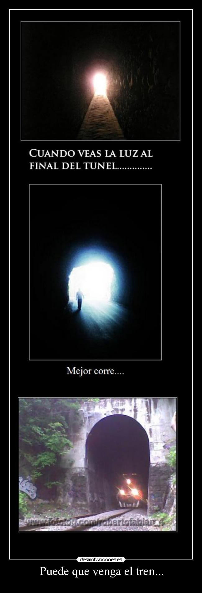 Puede que venga el tren... -