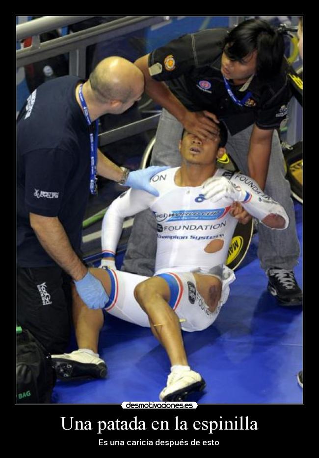 Una patada en la espinilla - Es una caricia después de esto 