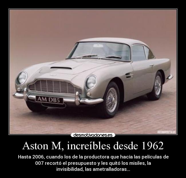 Aston M, increíbles desde 1962 - 