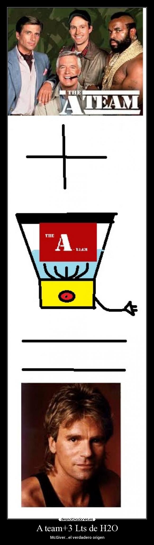 A team+3 Lts de H2O -